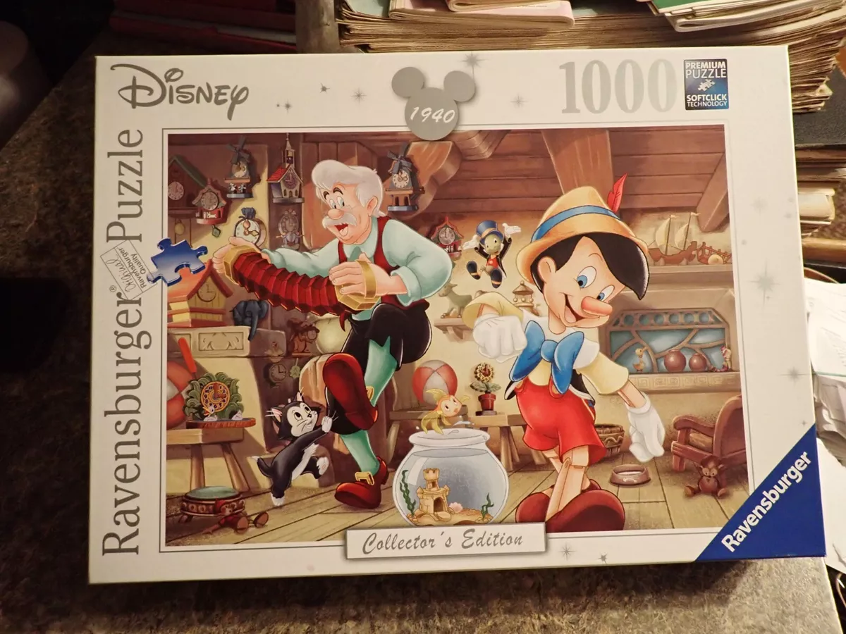 Ravensburger 1000 Piece Jigsaw PUZZLE Disney Disney s Pinocchio Collector s