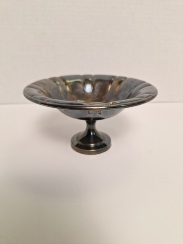 Oneida versilbert Süßigkeiten Nuss Schale 5,5" kleine Schüssel mit Fuß - Bild 2 von 3