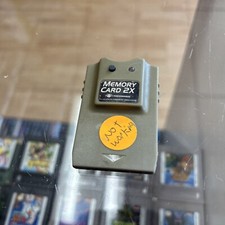 Sony PlayStation PS1 Memory Card Grey Performance 2X P -112W Read Description