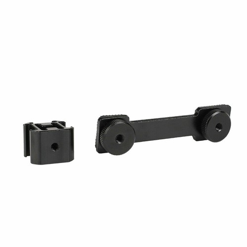 Triple Cold Shoe Extension LED Mic Mount Plate for Zhiyun Smooth OSMO Mobile - Picture 8 of 9