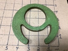 vintage Original rubber horse shoe: SHY OUOI -- as found, rare