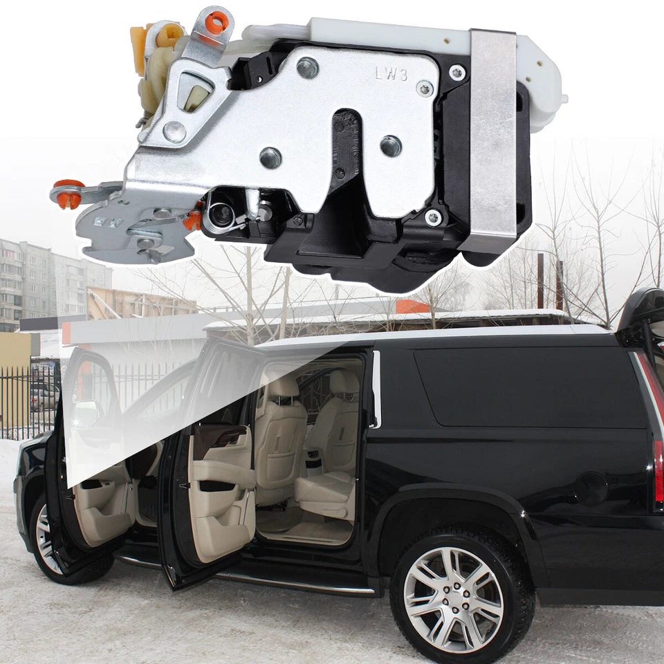 Actuador de bloqueo de puerta del lado del conductor delantero 15110643 para Cadillac Chevy Avalanche GMC Foto 4 de 4