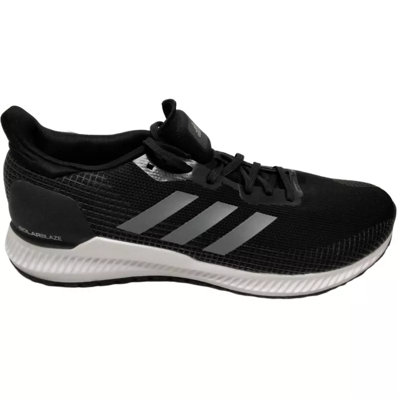 Adidas running solar top blaze trainers in black