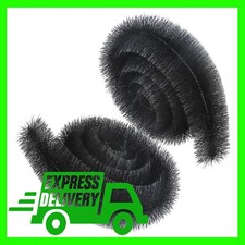 Black 4m Moss & Leaf Guard Drain Down Pipe Gutter Cleaning Tool 100mm