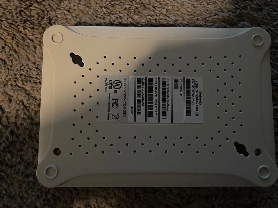 Motorola ONT6000-VDSL-Modem and Installation Guide - Image 3 of 4