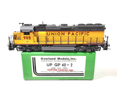 Overland OMI UP EMD GP40-2 Union Pacific #905 HO modelo de latón #5583.1 | Zustand: Used