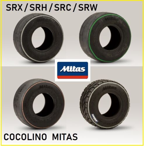 MITAS SRX SRH SRC SRW  Reifen Kartreifen Regenreifen hart soft 4.50/ 5.00/ 7.10  - Afbeelding 1 van 9