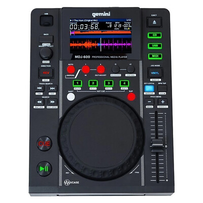 Gemini MDJ-600 Professional USB und CD Media Player