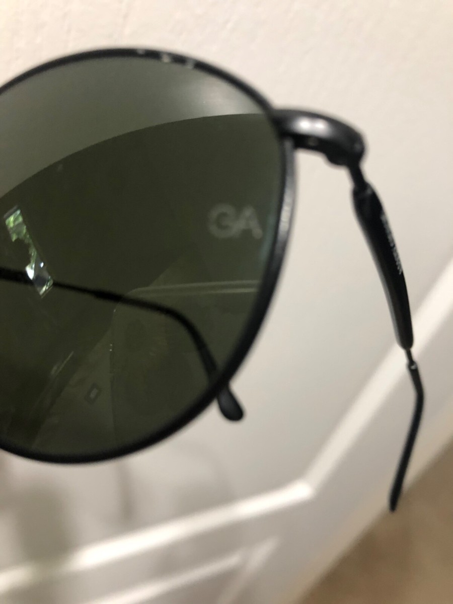 GIORGIO ARMANI VINTAGE UNISEX BLACK SUNGLASSES. 627 706 SMALL | eBay
