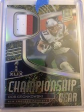 2021 Spectra Football Rob Gronkowski Championship Gear Neon Splatter Patch /8