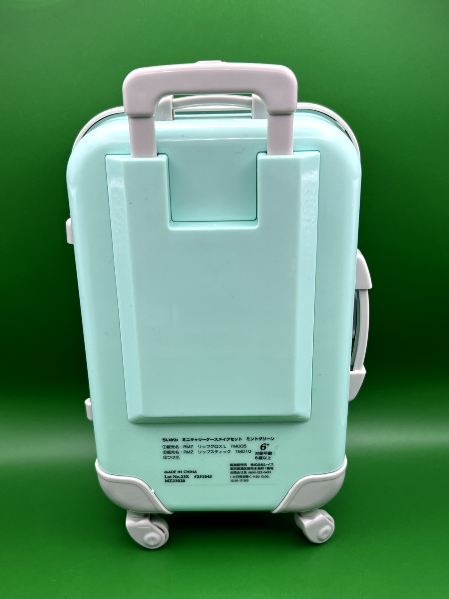小物 chiimam. Chiikawa Usagi Rakko Momonga Mini Carry Case Mint Green Nagano