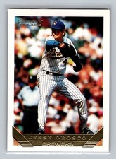 Jesse Orosco 1993 Topps Gold #289 MLB Baseball Card Milwaukee Brewers