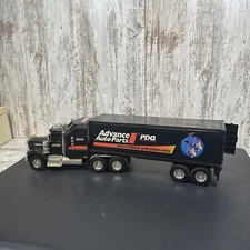 1996 Buddy L Kenworth Advance Auto Parts 18 Wheel Tractor Trailer Truck Untested