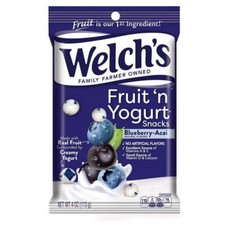 WELCH'S Fruit 'n Yogurt Snacks Blueberry Acai 4.25 Ounce Pack of 12