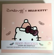 NEW The Creme Shop Hello Kitty Cozy Slumber Luxury Spa Essentials Rose Crème