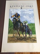 Tony Bennett ART - Hand Signed Limited Edition KENTUCKY OAKS
