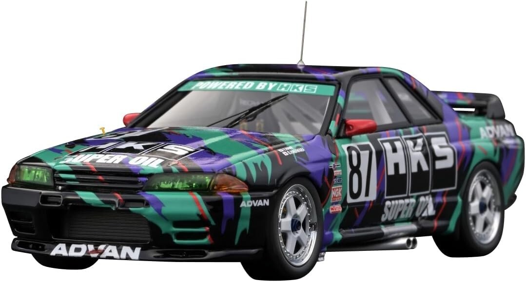 通販でクリスマス ignition Mini JTC 1993 (#87) SKYLINE NISSAN HKS 1/43 model hpi・racing