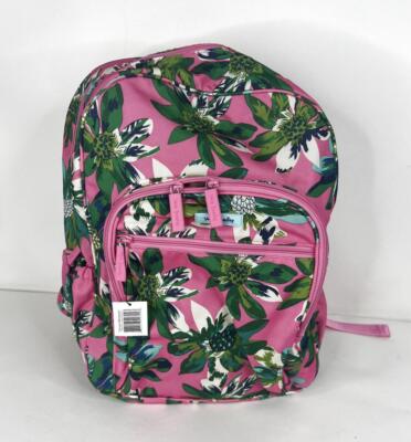 Vera Bradley Lighten Up Campus Backpack Tropical Paradise Nylon