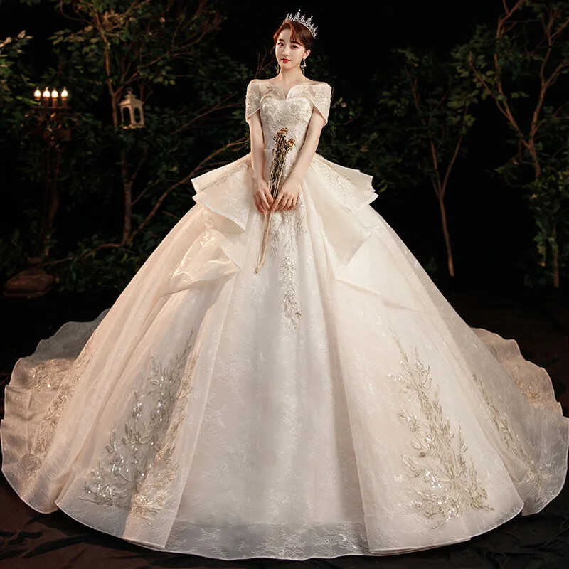 lace cap sleeve trumpet wedding dress Trumpet Cap Sleeve Keyhole Buttons Court Lace Bridal Wedding Dress