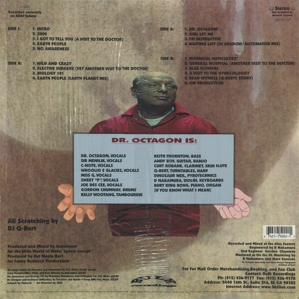 Dr. Octagon / Dr. Octagonecologyst 2001 US Reissue LP 75 Ark