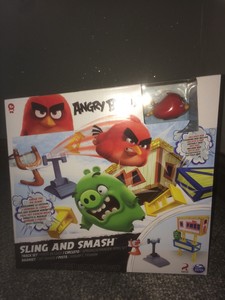 angry birds sling and smash track set