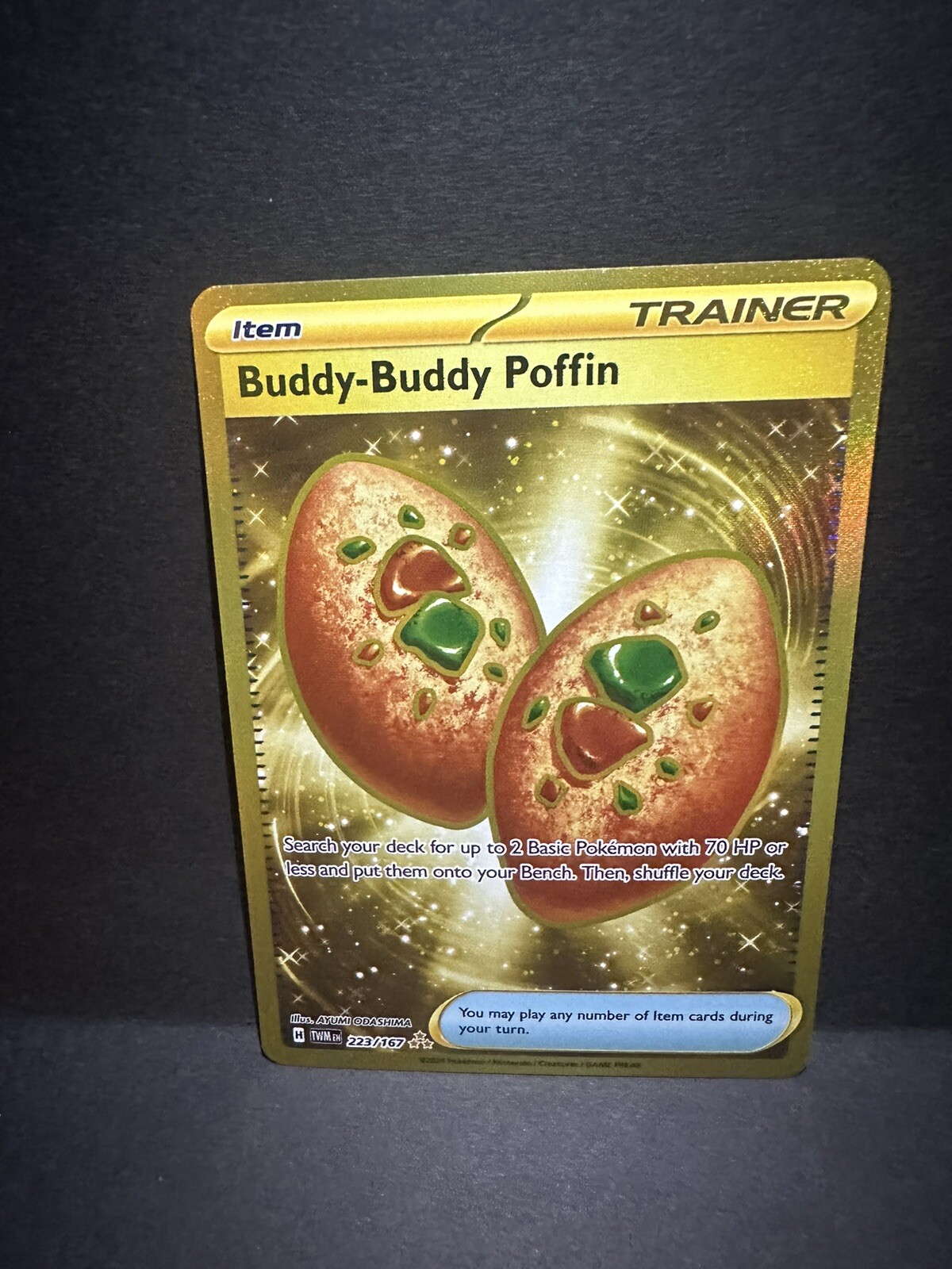 Pokémon TCG Buddy-Buddy Poffin Scarlet & Violet-Twilight Masquerade 223/167 Holo