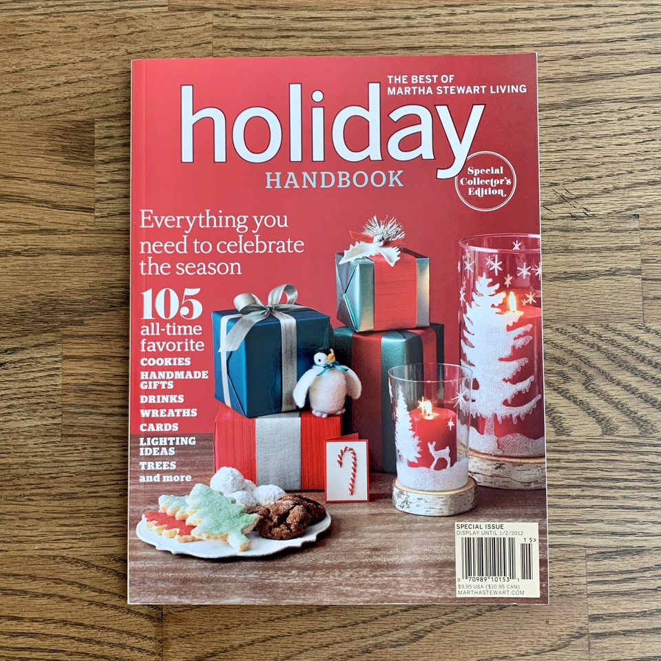Martha Stewart's Handmade Holiday Crafts(Hardcover) + 2011 Holiday ...