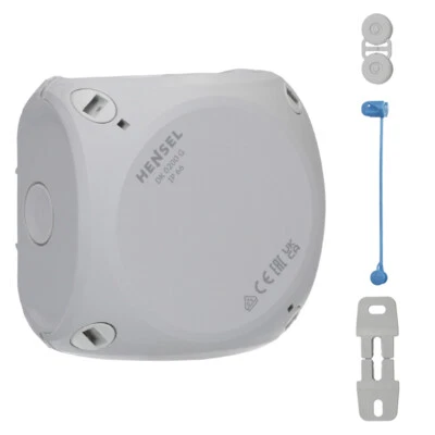 Hensel DK0200G Abzweigkasten Abzweigdose 93x93x62 mm IP66 ohne Klemmen Grau