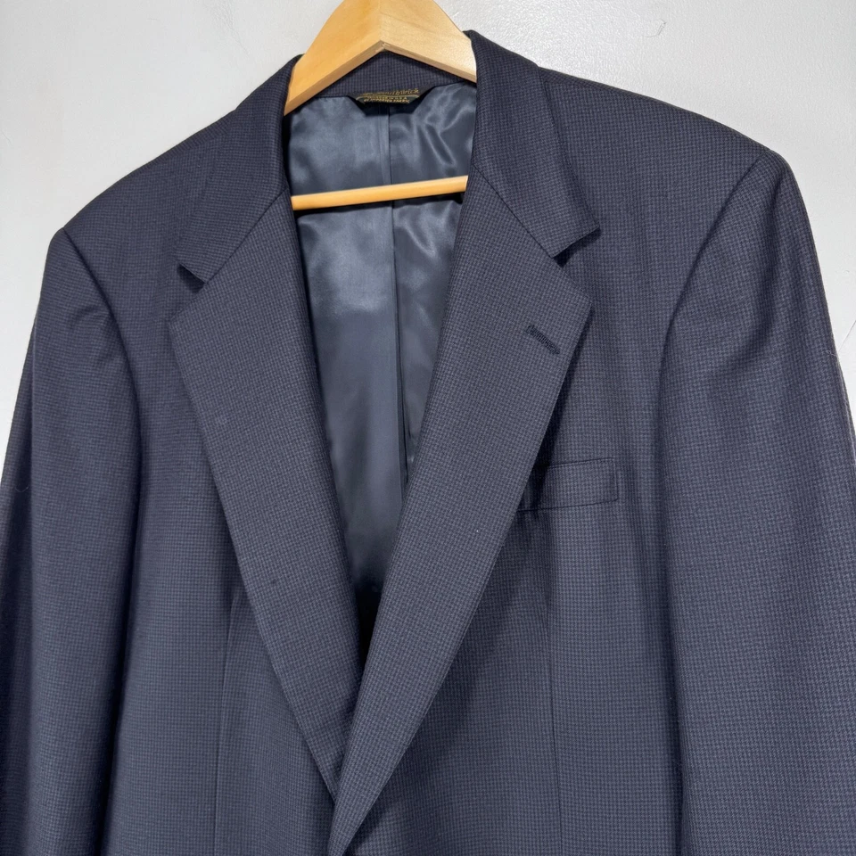 Blazer Abrigo Deportivo Vintage Southwick Hombre 40R Azul Marino 2 Botones Lana Hecho en EE. UU. Foto 3 de 4