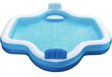 Kids Swimming Pool Family Lounge Inflatable 10 FT Outdoor Party Lawn Yard NEW