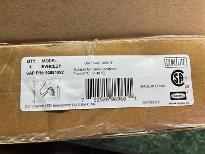 Dual Lite EVHCEZP PN:93081992 -- FREE SHIP Dual Lite EVHCEZP PN:93081992 -- FREE SHIP