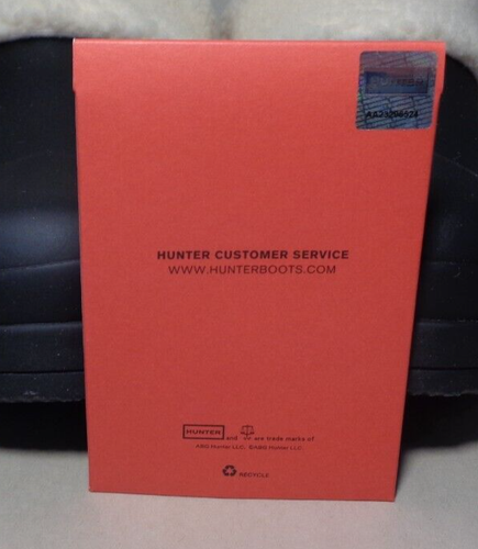 Hunter Size 9 M / PLAY INSULATED CLOG / Black White / Rubber / New Women's Shoes - Picture 19 of 24