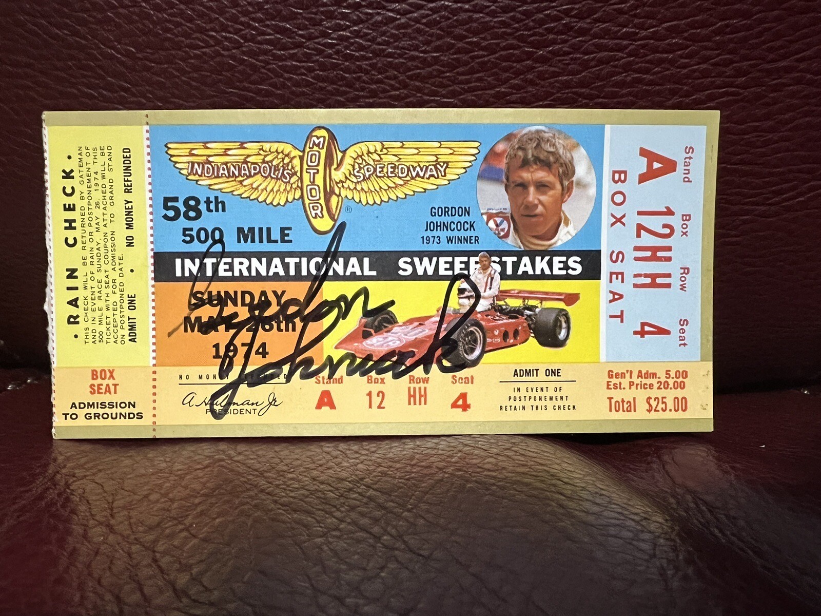 Carousel 1 Gordon Johncock STP 20 1973 Indy 500 Winner Diecast 1/18