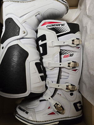 Gaerne SG 10 Weiß / White Größe 42 2190 004 Motocross Stiefel NEU