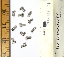 12pc TRADESHIP Japan 1/24 Slot Car Frame Builder Chassis 90 Degree L-JOINTS Mint