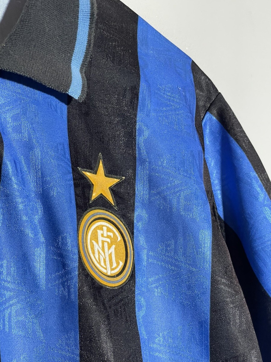 Inter Milan Umbro 1992/94 Vintage Y2k Football Shirt Soccer