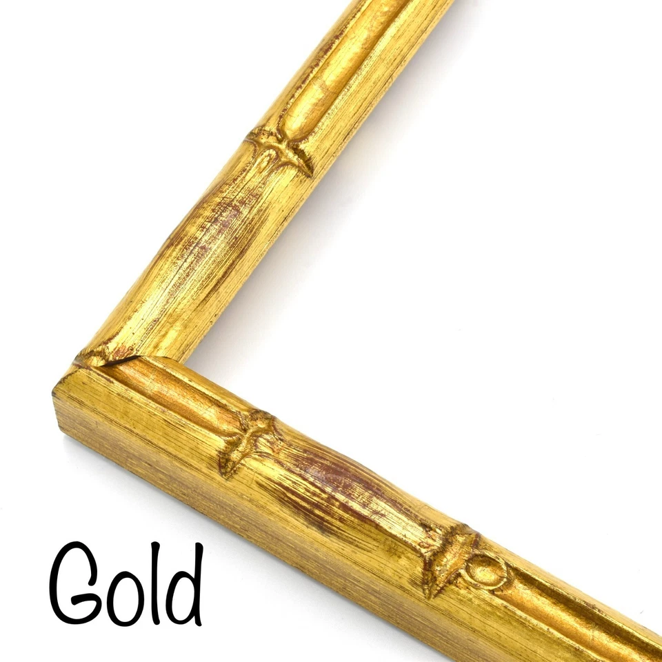 Marco de fotos de bambú exótico ancho decoración tropical estilo Tiki 5x7 8x10 11x14 16x20 Foto 4 de 4