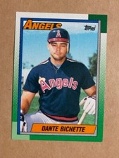 Dante Bichette ~ ROOKIE 1990 Topps #43  California Angels