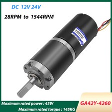 Motoriduttore Planetario Brushless DC 12V 24V Alta Coppia Reversibile GA42Y-4260