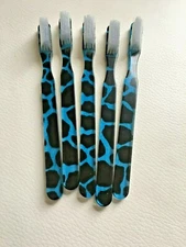 5-PACK FUN Vintage Designer Toothbrush NEW  By Alan Stuart New York