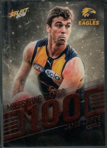 2018 AFL Select Footy Stars AFL MILESTONE GAMES; Individual Card Sale. - Picture 8 of 10
