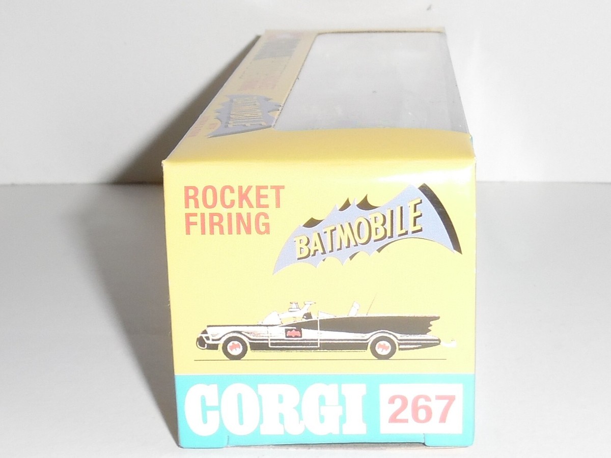 Corgi 267 Batmobile Diecast Model With Batman & Robin Figures
