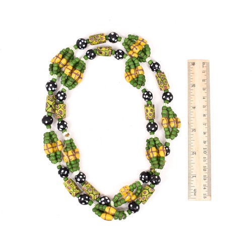 Mixed Venetian Trade Bead Necklace 36 Inch - Picture 7 of 7