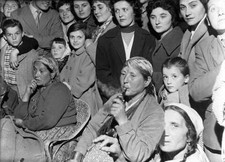 Antigua foto histórica de La elección de la reina gitana 1958