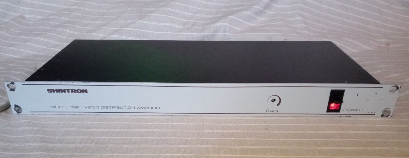 Shintron model 336 Commercial Rackmount Video Distribution Amplifier made in USA