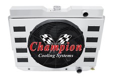 Er Champion 2 Row Radiator16 Fanshroud With Flaps-1959-1963 Chevrolet Impala