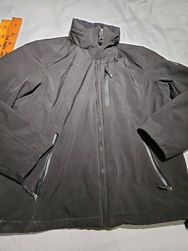 XBLK by Zeroxposur Jacket Mens Small Black 3-in-1 Packable Hood Full Zip Coat - Picture 3 of 16