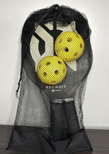 Onix Recruit Pickleball Starter Set With 2 Paddles and 2 Pickleballs Preowned