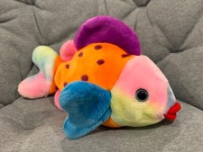 TY Beanie Buddy - Lips the Fish - See Description for a Discount 