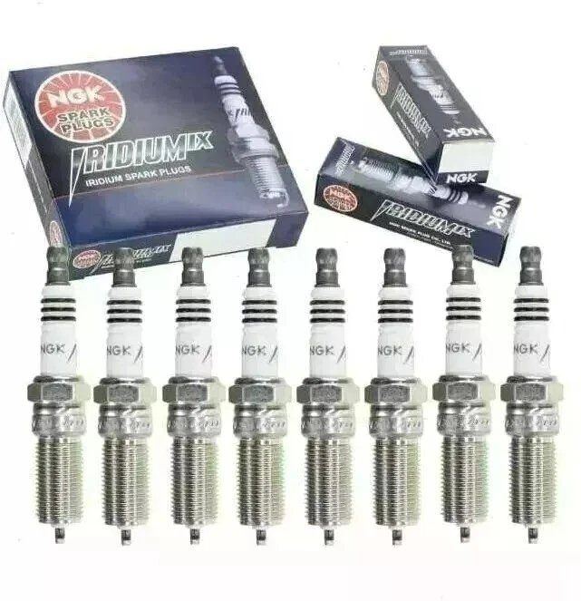 Pacote com 8 velas de ignição NGK Iridium IX 2003-2012 Ford Mustang SVT Cobra 4.6L VIN - Imagem 2 de 2